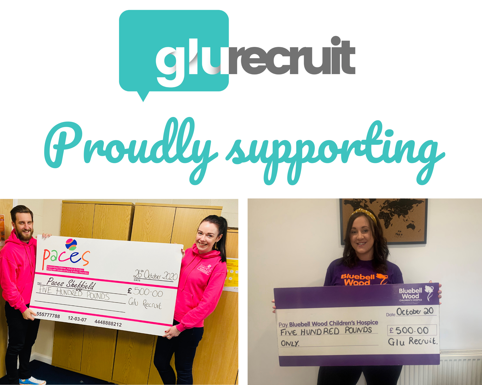 Glu Recruit on the fundraising trail again as fee donation campaign concludes