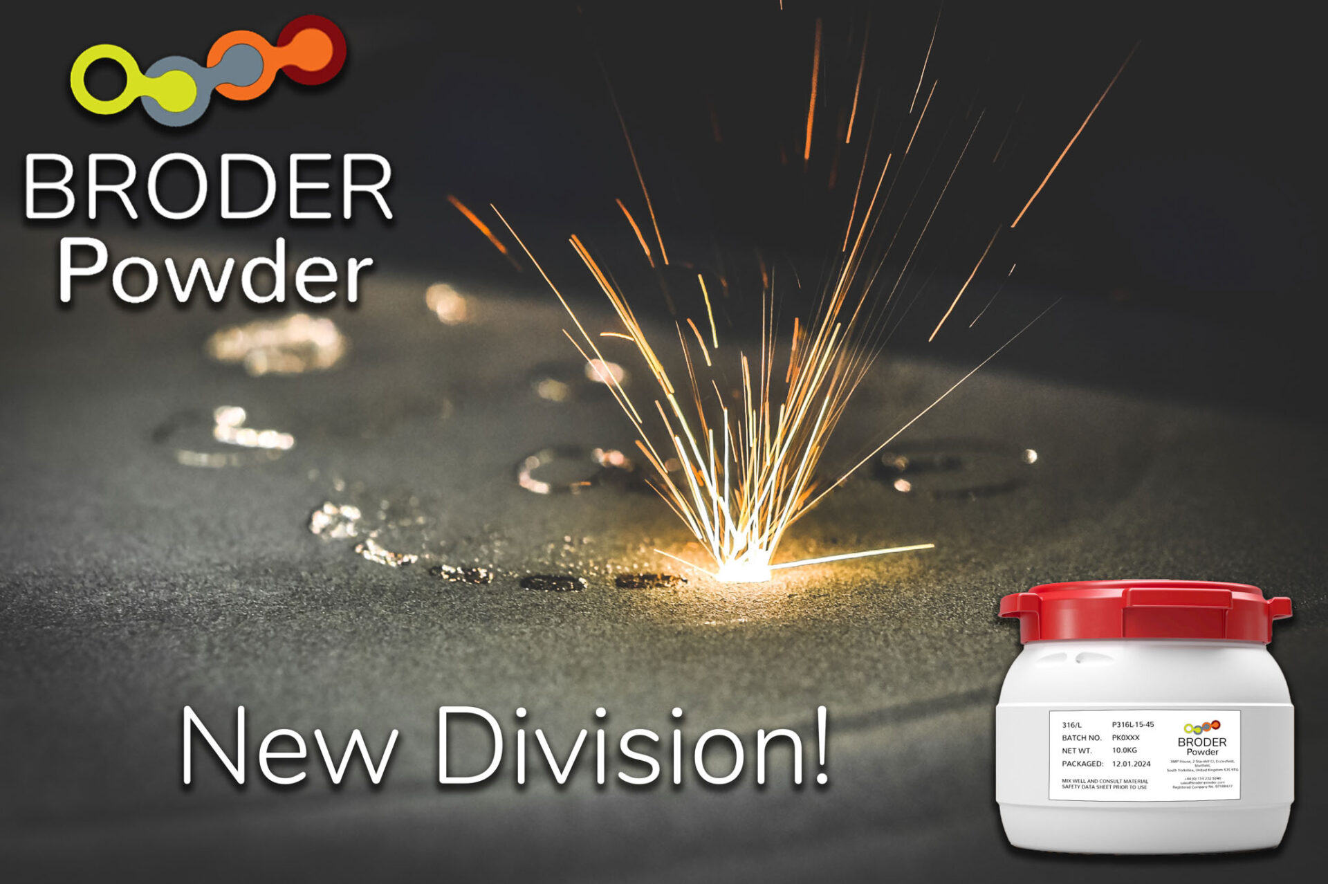 Broder Metals Group launches Powder Division!