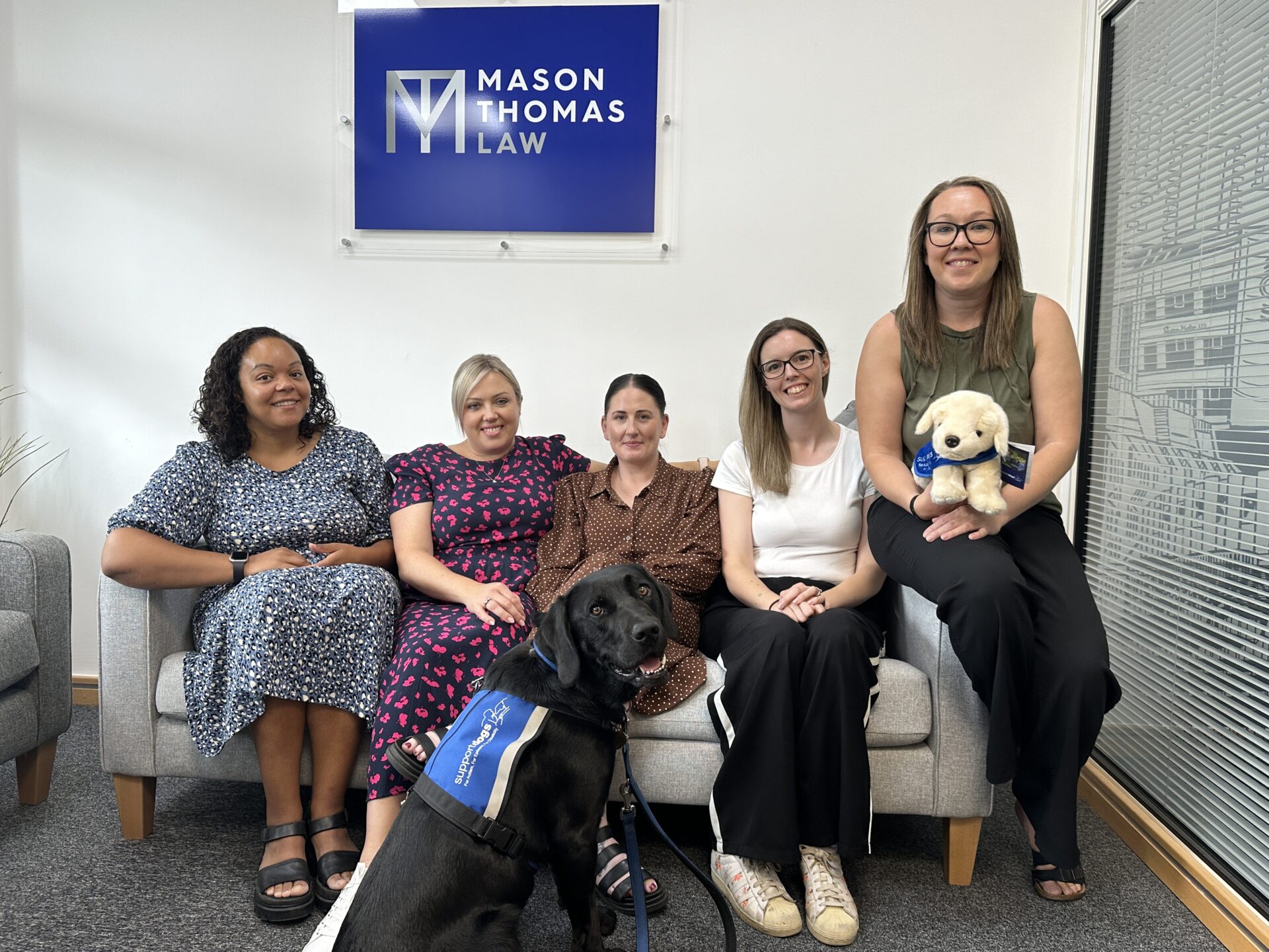 Mason Thomas Law names Support Dogs as its new Charity of the Year