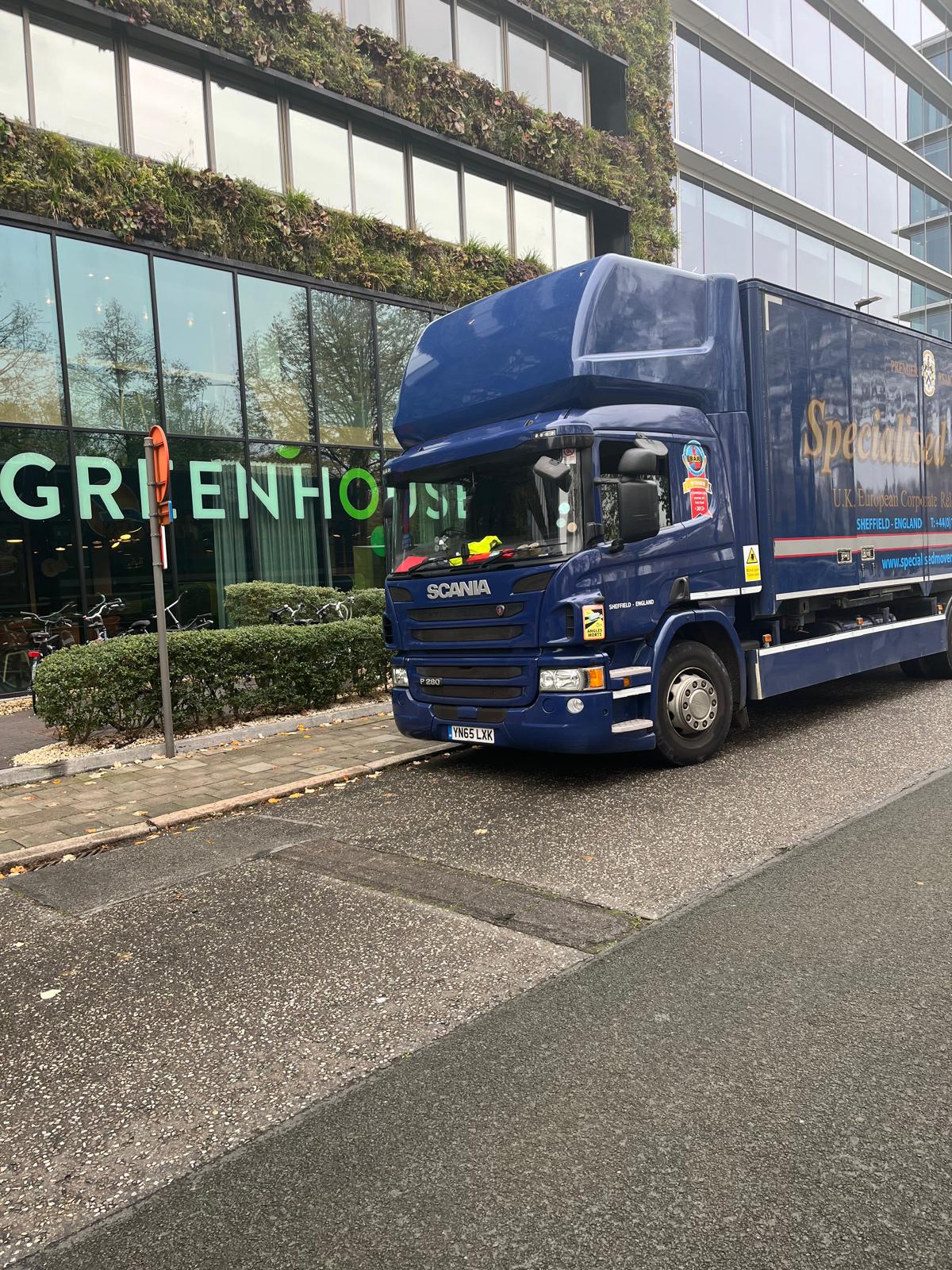 Specialised Movers commercial push in Antwerp